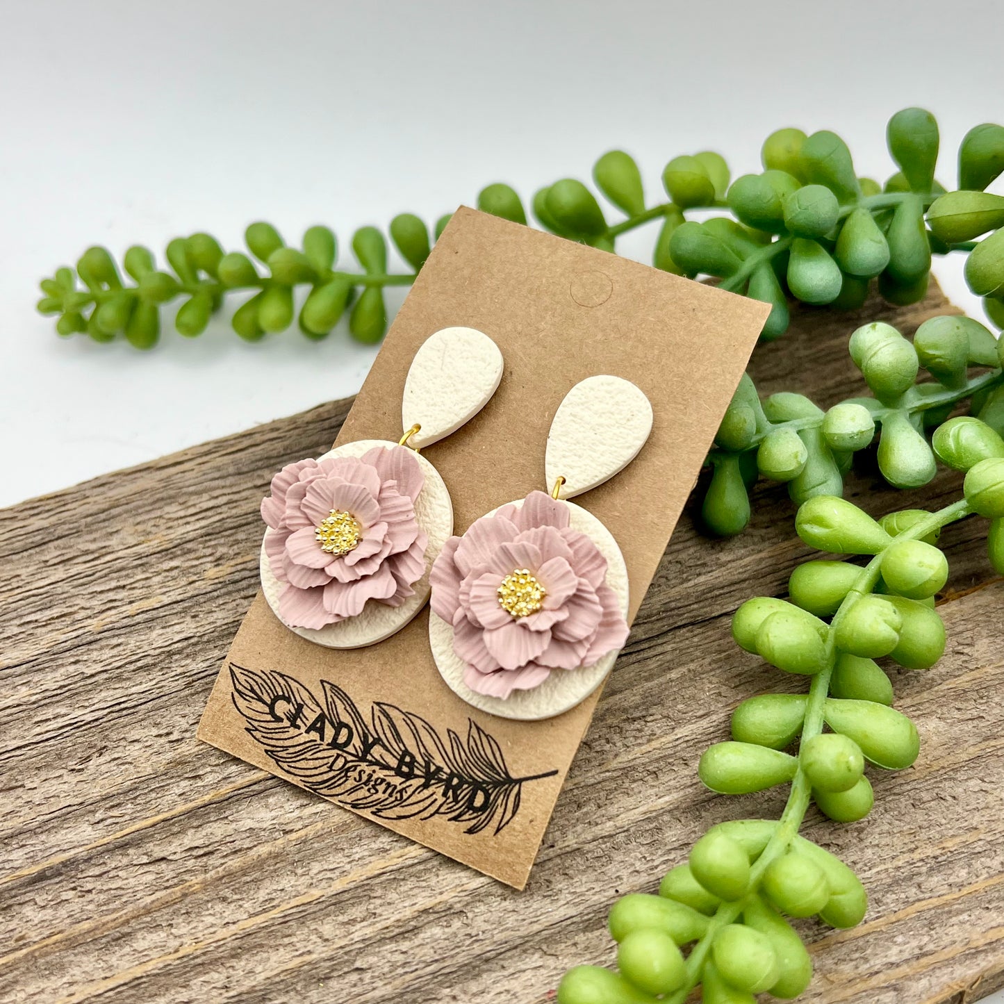 Blush Flower Ovals