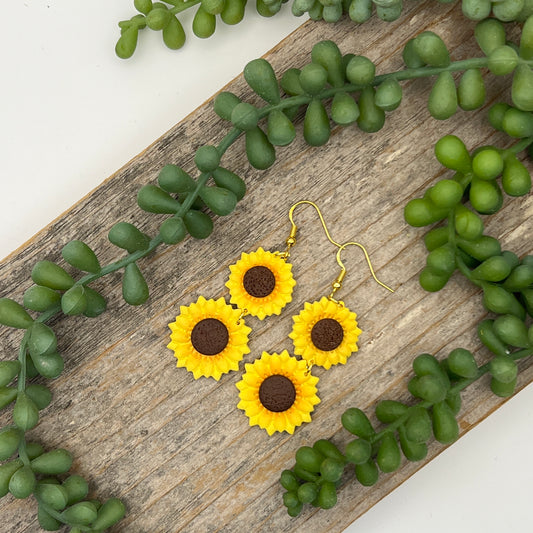 Stacked Sunflowers