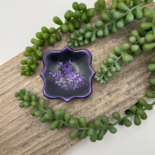 Purple Plant Trinket Tray